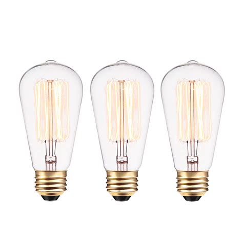 vintage light bulbs lowe's|bright vintage style light bulbs.